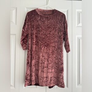 Zara velvet dress